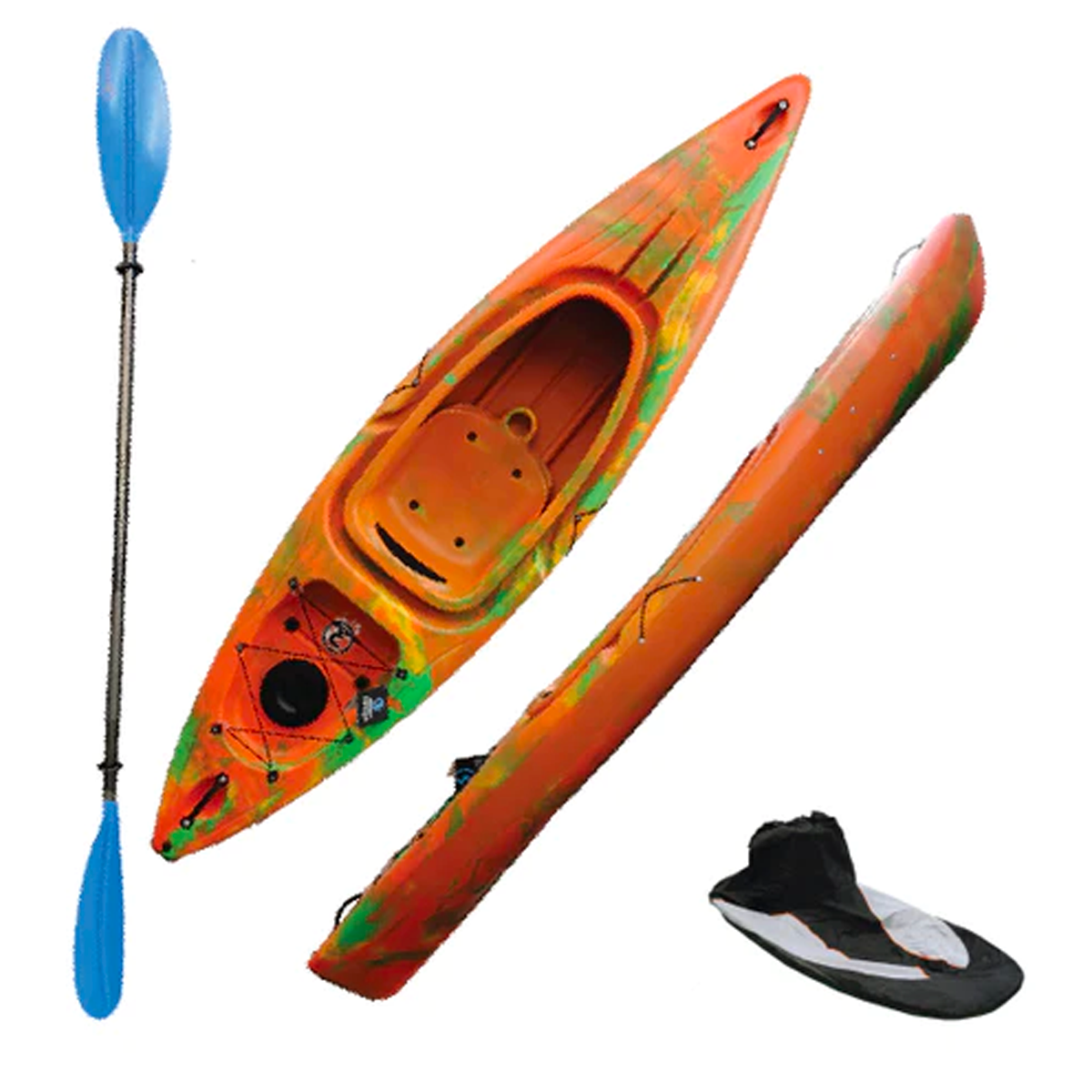 Deluxe_Sit-In_Kayak_Orange-ExcelLeisure
