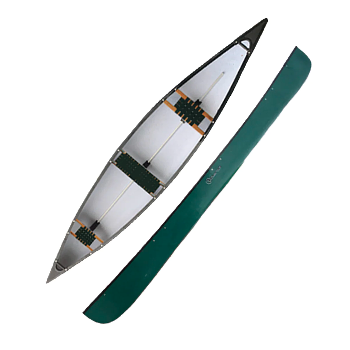 Riber_16-Three-Seat-Open-Canoe_Green-Excel
