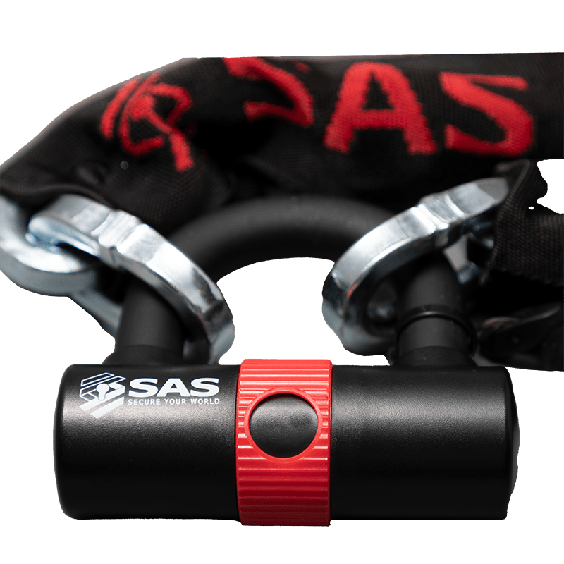 SAS Heavy-Duty 10mm D Shackle Chain and Padlock