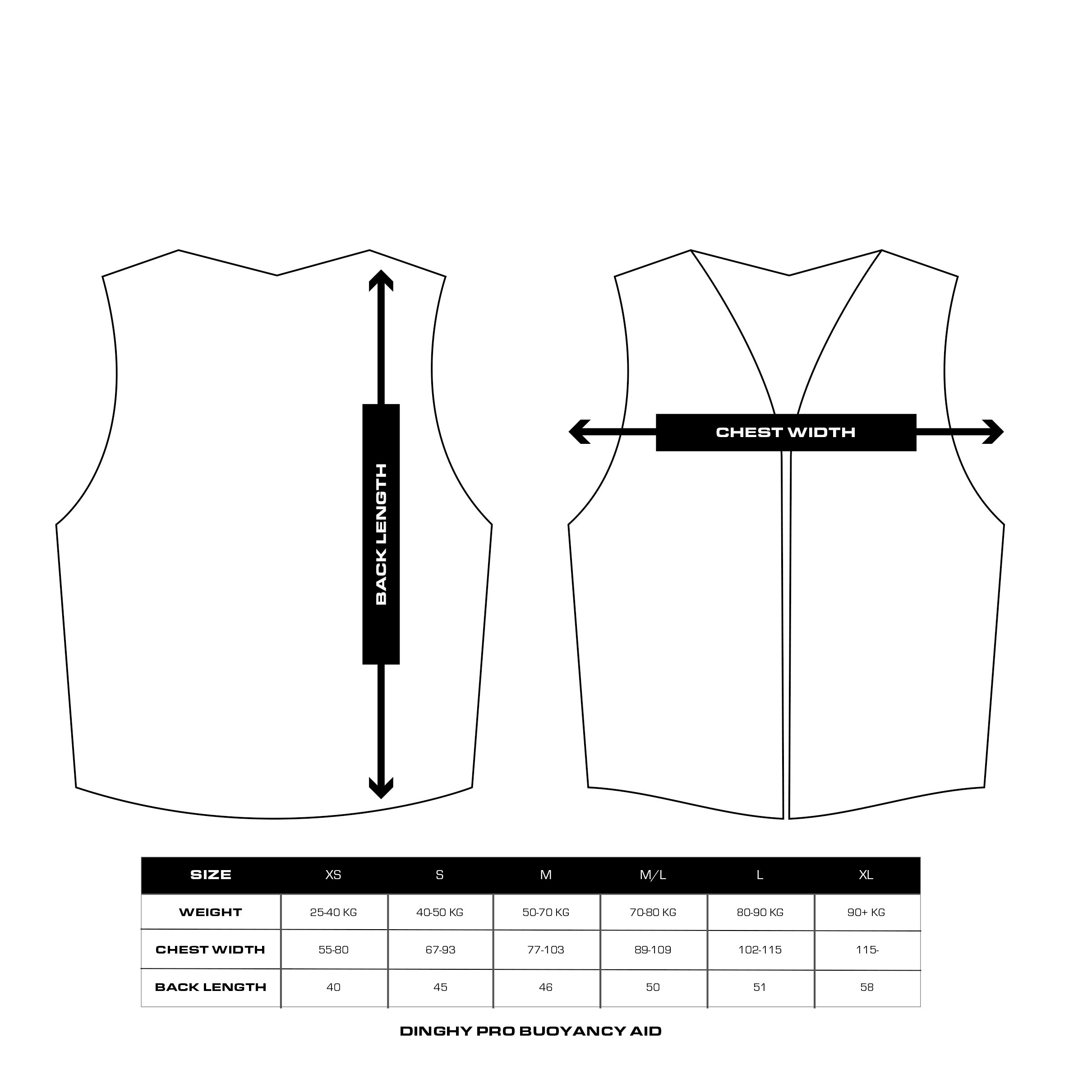 Baltic_Dinghy-Pro-Buoyancy-aid_sizeguide