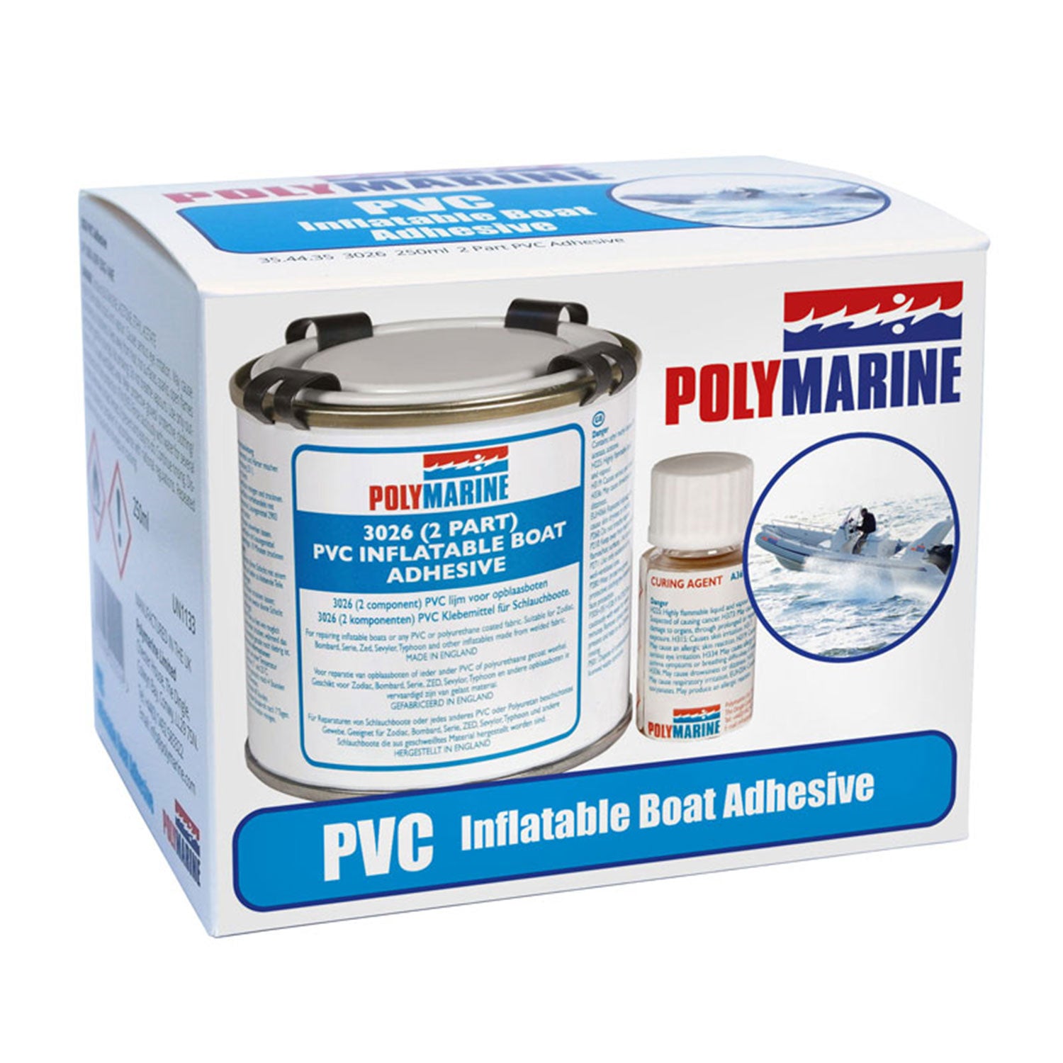 Polymarine 2 Part PVC Adhesive - 250ml