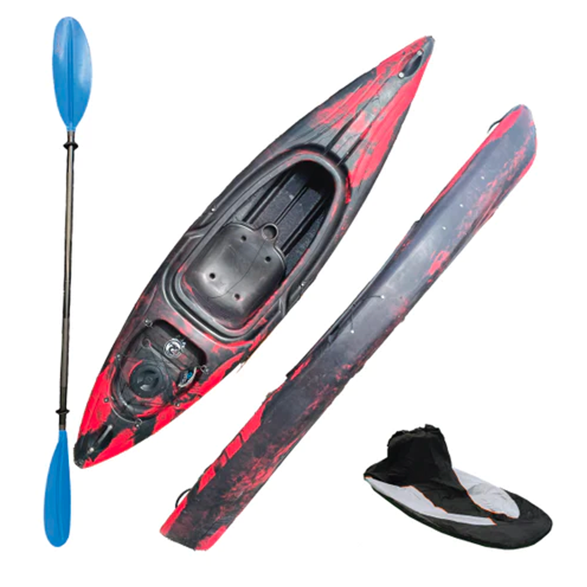 Deluxe_Sit-In_Kayak_Black-And-Red
