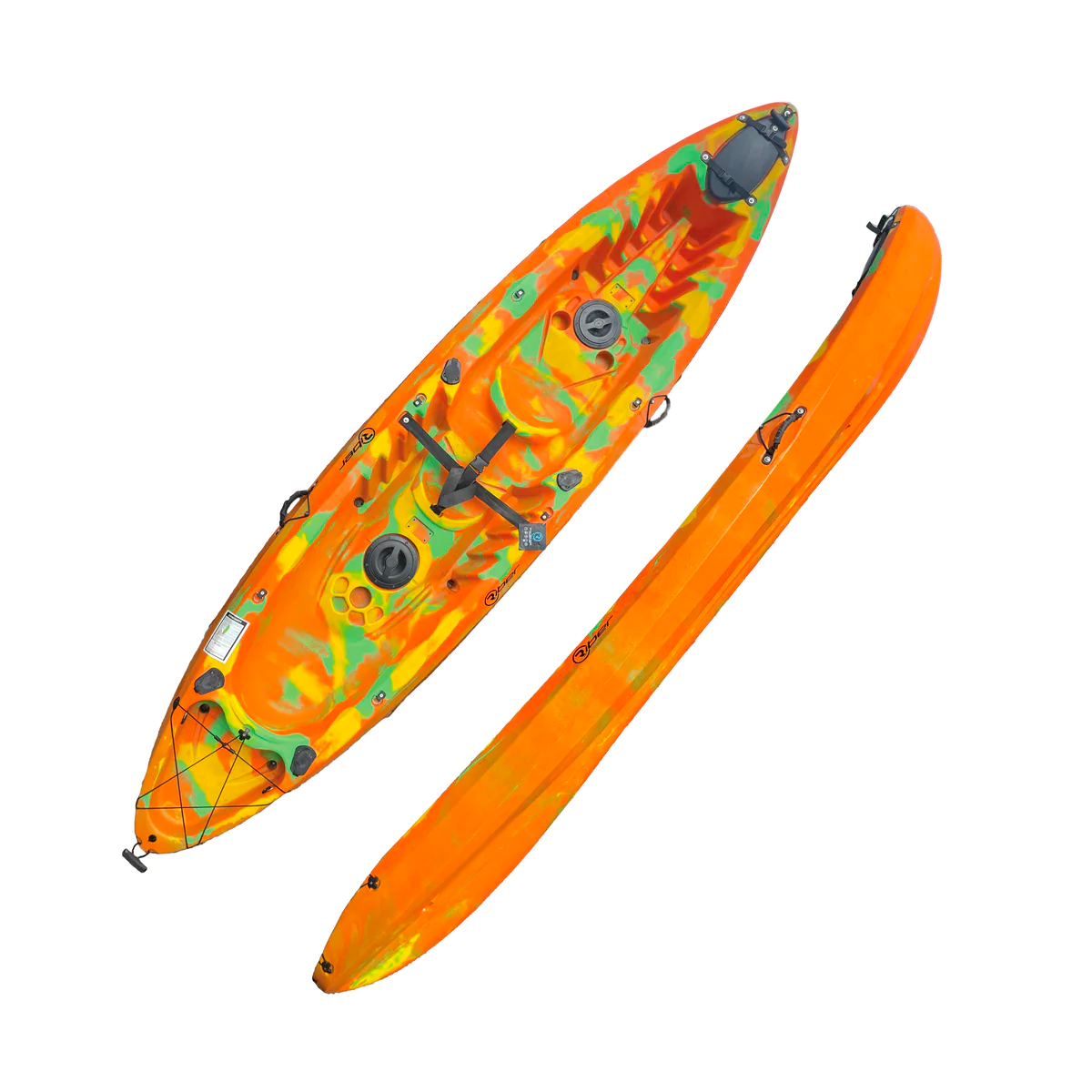 Family_Sit-On-Top-Kayak_Orange-Green-Yellow-excel