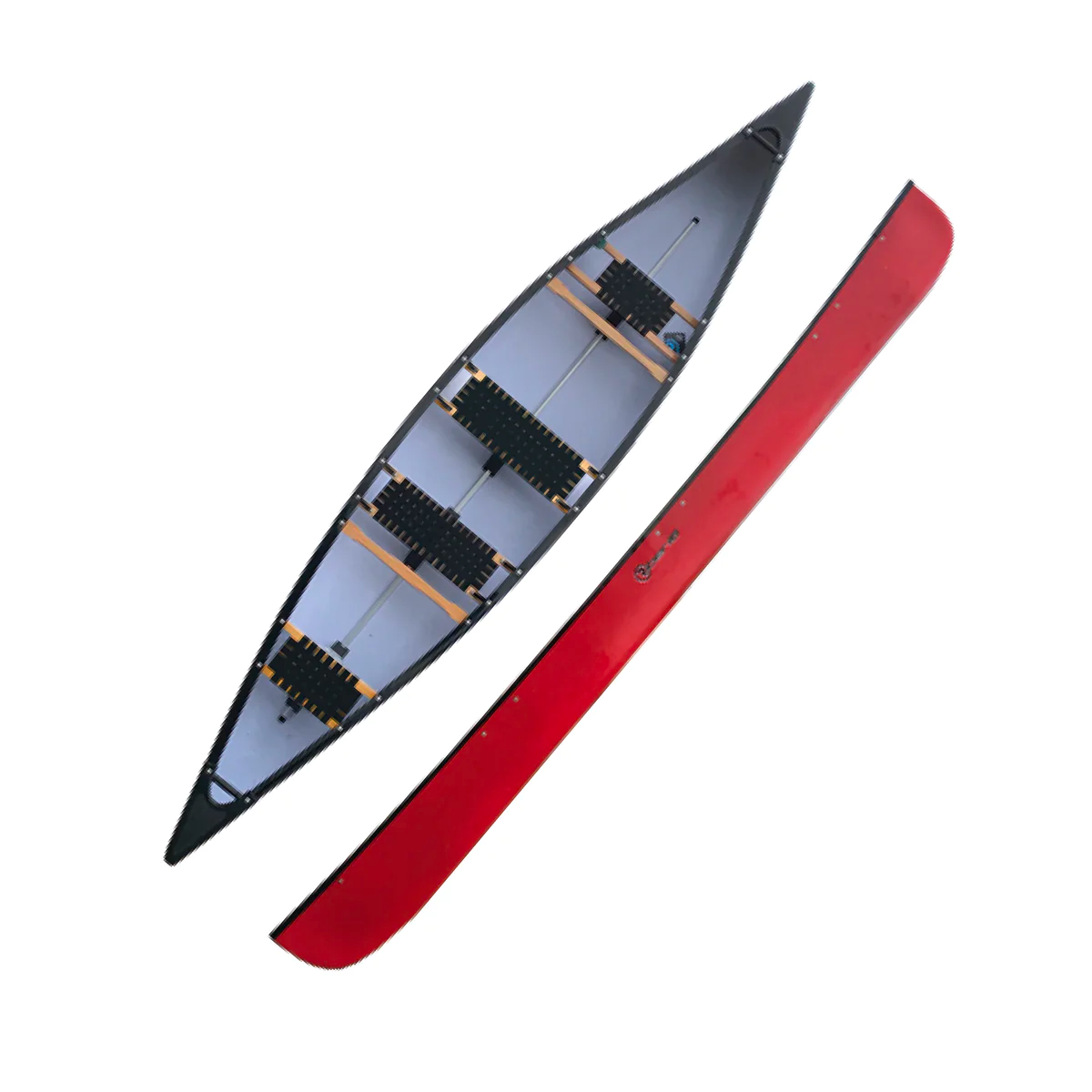 Riber_16-Four-Seat-Open-Canoe_Red